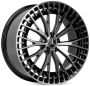 Легковой диск Skill Wheels SL405 11,5x22 5x112 ET47 66,6 чёрный + полированные спицы